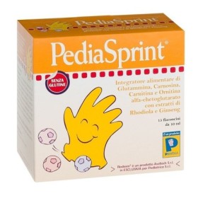 Pediasprint Integratore Per Spossatezza 15 Flaconcini 10 ml Pediasprint Integratore Per Spossatezza 15 Flaconcini 10 ml