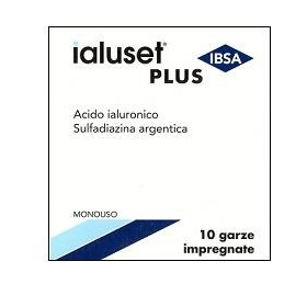 Ialuset Garze Sterili Impregnate 10x10 cm 10 Pezzi Ialuset Garze Sterili Impregnate 10x10 cm 10 Pezzi