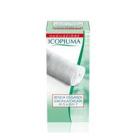 Icopiuma Benda Di Garza Idrofila Orlata m 5x7 cm Icopiuma Benda Di Garza Idrofila Orlata m 5x7 cm
