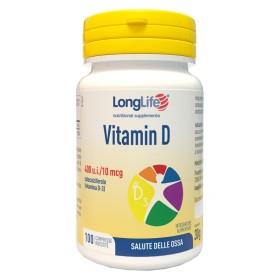 LongLife Vitamina D 400 U.I. Integratore Ossa 100 Compresse LongLife Vitamina D 400 U.I. Integratore Ossa 100 Compresse
