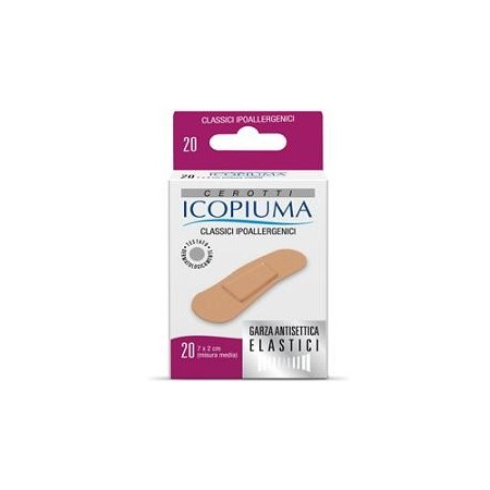 Icopiuma Cerotti Classici Ipoallergenici Misura Media 20 Pezzi