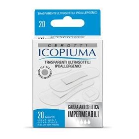 Icopiuma Cerotti Trasparenti Ultrasottili Misura Assortita 20 Pezzi Icopiuma Cerotti Trasparenti Ultrasottili Misura Assortita 20 Pezzi