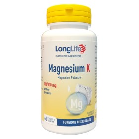 LongLife Magnesium K Integratore Magnesio Potassio 60 Capsule LongLife Magnesium K Integratore Magnesio Potassio 60 Capsule