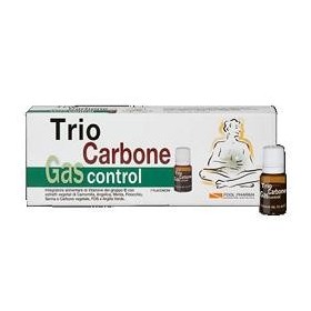 Trio Carbone Gas Control Integratore Intestinale 7 Flaconcini Trio Carbone Gas Control Integratore Intestinale 7 Flaconcini