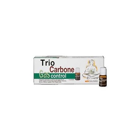 Trio Carbone Gas Control Integratore Intestinale 7 Flaconcini