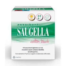 Saugella Cotton Touch Giorno PROMO 14 Assorbenti Con Ali Saugella Cotton Touch Giorno PROMO 14 Assorbenti Con Ali