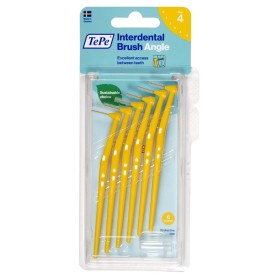 TePe Angle Scovolino Angolato Interdentale Giallo 6 Pezzi 0,7 mm TePe Angle Scovolino Angolato Interdentale Giallo 6 Pezzi 0,7 mm