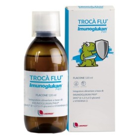 Trocà Flù Immunoglukan Integratore Difese Immunitarie 120 ml Trocà Flù Immunoglukan Integratore Difese Immunitarie 120 ml
