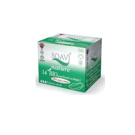 Soavì Nature Bioassorbenti Ali Giorno 14 Assorbenti
