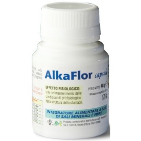AlkaFlor Integratore Sali Minerali e Fibre 60 Capsule AlkaFlor Integratore Sali Minerali e Fibre 60 Capsule