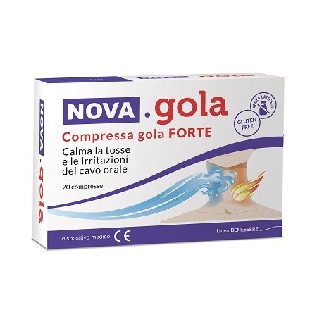 Nova Gola Compresse Gola Forte 20 Compresse