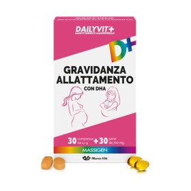 Massigen Dailyvit Integratore Gravidanza e Allattamento 30 Perle   30 Compresse Massigen Dailyvit Integratore Gravidanza e Allattamento 30 Perle   30 Compresse