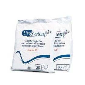 UroSystem Sacca da Letto Con Valvola di Scarico Tubo da 130 cm 30 Pezzi UroSystem Sacca da Letto Con Valvola di Scarico Tubo da 130 cm 30 Pezzi