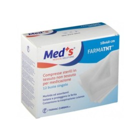 Med's Compresse Di Garza Sterile TNT 18 x 40 cm 12 Pezzi Med's Compresse Di Garza Sterile TNT 18 x 40 cm 12 Pezzi