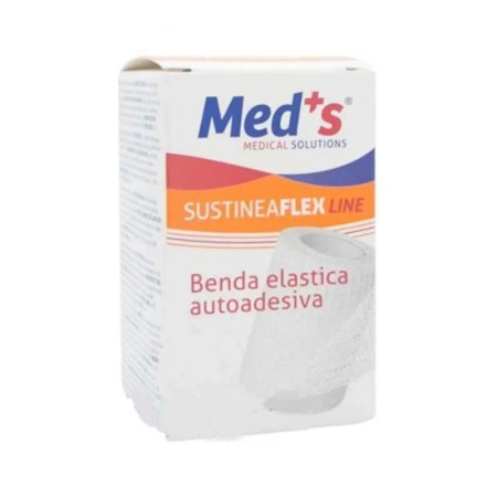 Med's Sustinea Flex Benda Elastica AutoAutoadesiva 4 m x 12 cm