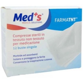 Med's Compressa Di Garza TNT Sterile Peel Open 10 x 10 cm 12 Pezzi Med's Compressa Di Garza TNT Sterile Peel Open 10 x 10 cm 12 Pezzi