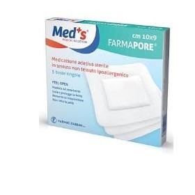 Med's Farmapore Medicazione Autoadesiva Sterile Con Cerotto 5 x 7 cm 5 Pezzi Med's Farmapore Medicazione Autoadesiva Sterile Con Cerotto 5 x 7 cm 5 Pezzi