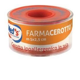 Med's Cerotto Tela In Rocchetto 5 m x 1,25 cm Med's Cerotto Tela In Rocchetto 5 m x 1,25 cm