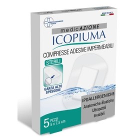 Icopiuma Compresse Adesive Postoperatorie 5x7,5 cm Icopiuma Compresse Adesive Postoperatorie 5x7,5 cm