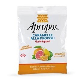 Apropos Caramelle alla Propoli Gusto Agrumi 50 g Apropos Caramelle alla Propoli Gusto Agrumi 50 g