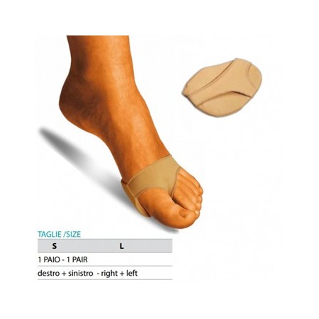 Safte Orione Okped Cuscinetto Metatarsale in Gel Rivestito in Tessuto Elastico G118  Misura L
