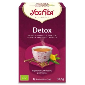 Yogi Tea Detox Bio Infuso di Erbe 17 Bustine Yogi Tea Detox Bio Infuso di Erbe 17 Bustine