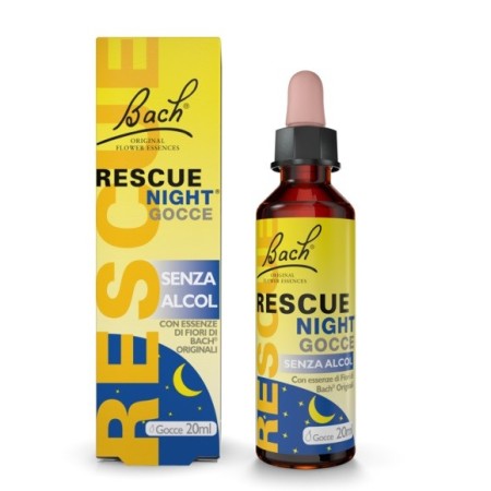 Rescue Night Gocce Senza Alcool Integratore Rilassante 20 ml