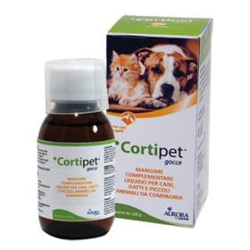 Aurora Biofarma Cortipet Integratore Fitoterapico Cani E Gatti Gocce 100 Ml Aurora Biofarma Cortipet Integratore Fitoterapico Cani E Gatti Gocce 100 Ml