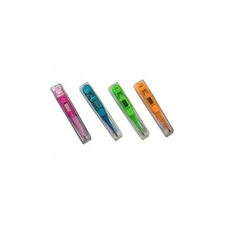 Tecnico DigiFluo Termometro Digitale Punta Rigida Colore Azzurro