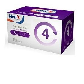 Med's Ago Penna 31G Da Insulina 6 mm 100 Pezzi Med's Ago Penna 31G Da Insulina 6 mm 100 Pezzi
