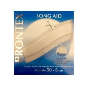 Safety Prontex Long Aid Striscia Medicata in TNT 50x6 cm Safety Prontex Long Aid Striscia Medicata in TNT 50x6 cm
