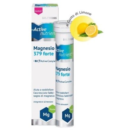 Dr. Theiss Active Nutrient Magnesio 379 Forte Integratore di Sali MInerali 20 Compresse