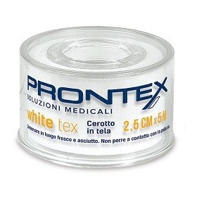 Safety Prontex White Tex Cerotto In Tela Aerata 5m x 2,5 cm Safety Prontex White Tex Cerotto In Tela Aerata 5m x 2,5 cm