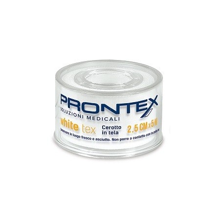Safety Prontex White Tex Cerotto In Tela Aerata 5m x 2,5 cm