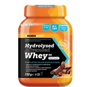 Named Sport Hydrolysed Advanced Whey Delicious Chocolate Integratore Proteico 750 g Named Sport Hydrolysed Advanced Whey Delicious Chocolate Integratore Proteico 750 g