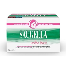 Saugella Cotton Touch Assorbente Post Parto 10 Pezzi Saugella Cotton Touch Assorbente Post Parto 10 Pezzi