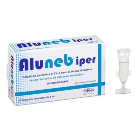 Aluneb Iper Soluzione Aerosol Ipertonica da Nebulizzare 20 Flaconcini Aluneb Iper Soluzione Aerosol Ipertonica da Nebulizzare 20 Flaconcini