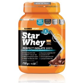 Named Sport Star Whey Isolate Sublime Chocolate Integratore Proteico 750 g Named Sport Star Whey Isolate Sublime Chocolate Integratore Proteico 750 g