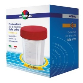 Master Aid Contenitore Sterile Per Raccolta Delle Urine 120 ml Master Aid Contenitore Sterile Per Raccolta Delle Urine 120 ml