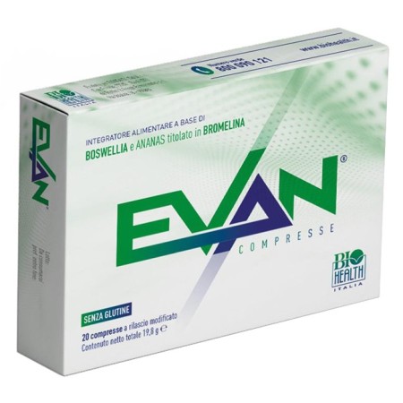 Evan Boswelia Ananas Integratore Articolazioni 20 Compresse