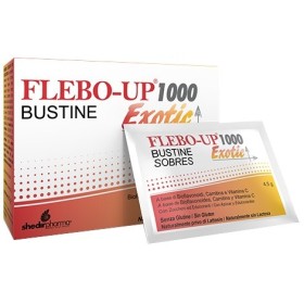 Flebo-Up 1000 Exotic Integratore Sistema Circolatorio 18 Bustine Flebo-Up 1000 Exotic Integratore Sistema Circolatorio 18 Bustine