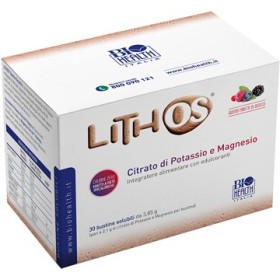 Lithos Frutti di Bosco Integratore Citrato di Potassio e di Magnesio 30 Bustine Lithos Frutti di Bosco Integratore Citrato di Potassio e di Magnesio 30 Bustine