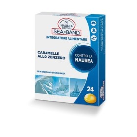 P6 Nausea Control SeaBand Caramelle Allo Zenzero Integratore Contro la Nausea 24 Caramelle P6 Nausea Control SeaBand Caramelle Allo Zenzero Integratore Contro la Nausea 24 Caramelle