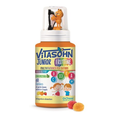 VitaSohn Junior Fruttine Integratore Multivitaminico Bambini 60 Caramelle