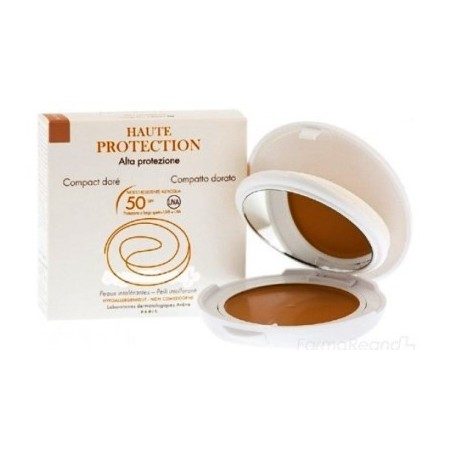 Avène Solare Compatto Colore Dorato SPF 50 Protezione Viso 10 g