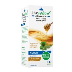 Lisonatural Advance Adulti Sciroppo Tosse Secca e Grassa 180 g Lisonatural Advance Adulti Sciroppo Tosse Secca e Grassa 180 g