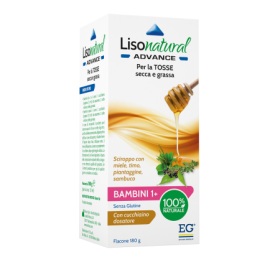 Lisonatural Advance Bambini Sciroppo Tosse Secca e Grassa 180 g Lisonatural Advance Bambini Sciroppo Tosse Secca e Grassa 180 g