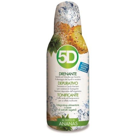 5D Depuradren Ananas Integratore Depurativo Drenante 500 ml
