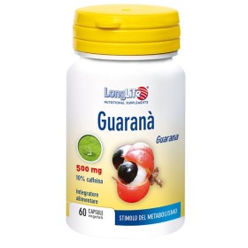 LongLife Guarana 500 mg Integratore 60 Capsule Vegetali LongLife Guarana 500 mg Integratore 60 Capsule Vegetali