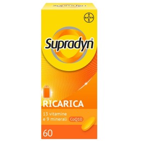 Supradyn Ricarica  Integratore di Vitamine, Sali Minerali e Coenzima Q10 60 Compresse Rivestite Supradyn Ricarica  Integratore di Vitamine, Sali Minerali e Coenzima Q10 60 Compresse Rivestite